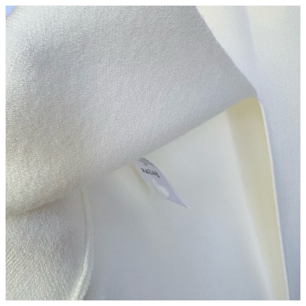 NWT Anthropologie Fluted-Sleeve Elegant Soft Knit Sweater Midi Dress in Ivory, S - Picture 13 of 16